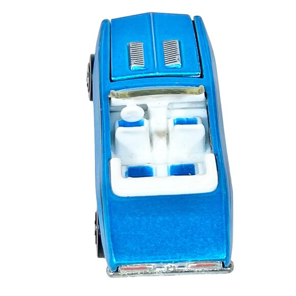 Hot Wheels '67 Camaro Convertible Redline Hood Opens 1982 Thailand Blue White - Picture 5 of 16